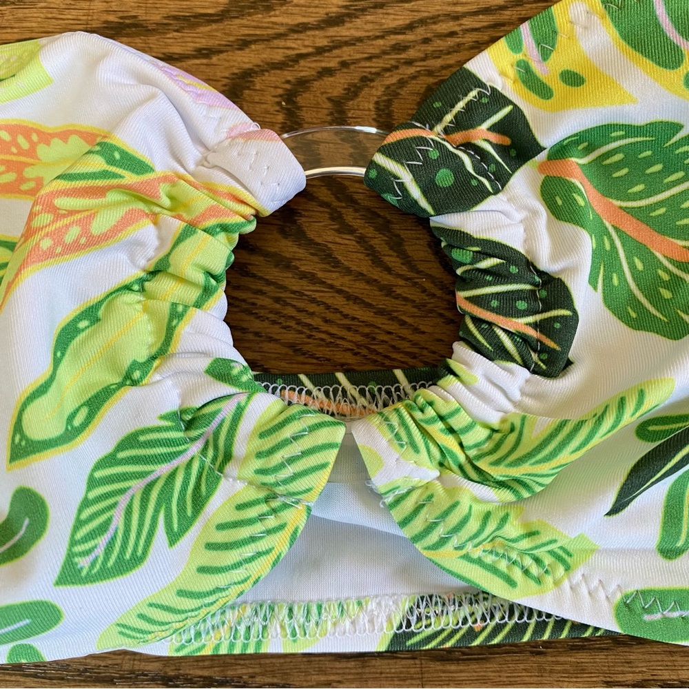 SOLD - Solid & Striped The Tati Bikini Set in Palm Leaf, NWT - Picture 7 of 16